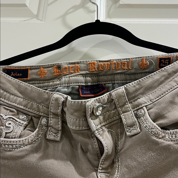 Rock Revival Arisa ankle pant low rise khaki - Picture 2 of 4